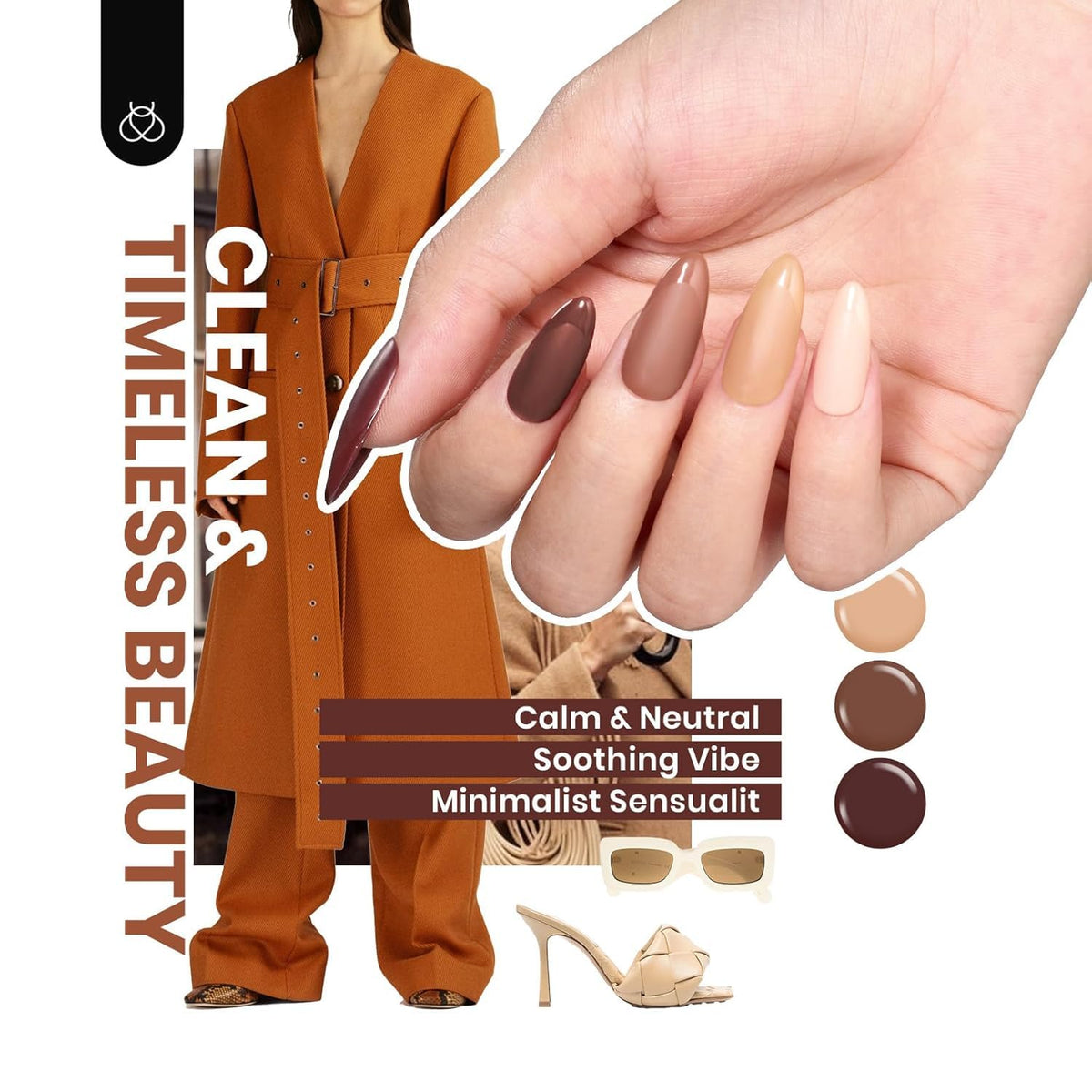 25 mini flacons de vernis gel de couleurs variées