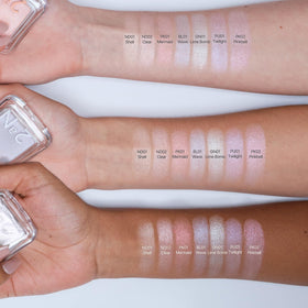 2aN Highlighter ND02 sur peau, éclat naturel