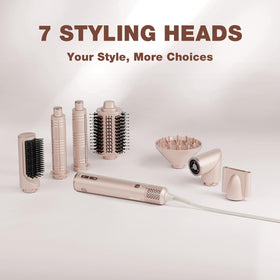 7MAGIC Multi-Styler 7-en-1 avec finition lisse sur cheveux