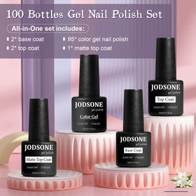 95 flacons de vernis gel de différentes couleurs du set JODSONE