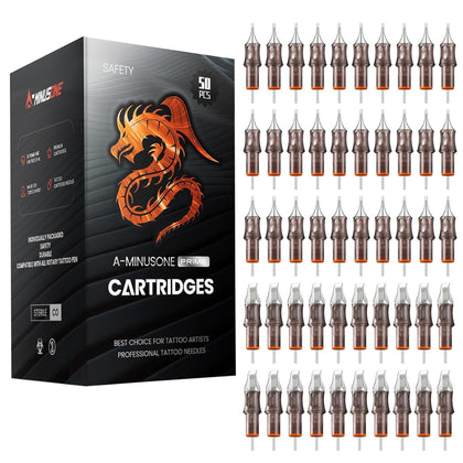 A-minusone 50 aiguilles de tatouage cartouche mixte, emballage avant