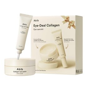 Abib Kit de Soins des Yeux incluant patchs et crème hydratante, vue de face