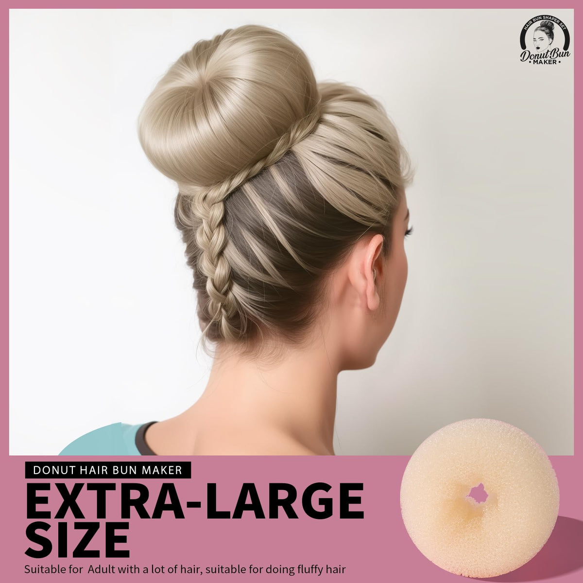 Accessoires de chignon Teenitor en différentes tailles