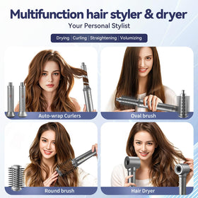 Accessoires de la brosse sèche-cheveux SIGBOT, y compris brosse volumisante