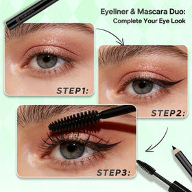 Accessoires de maquillage Color Nymph, incluant pinceaux et crayons