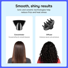 Accessoires du Sèche-Cheveux Conair, diffuseur et concentrateur