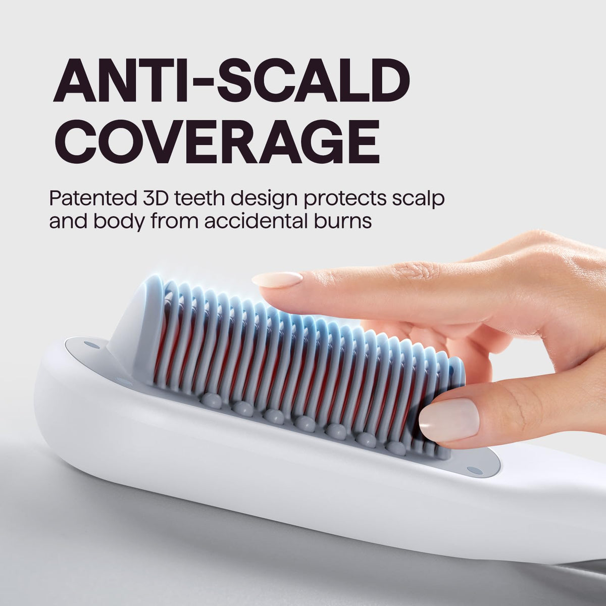 Accessoires inclus avec la brosse lissante Wavytalk Pro, gant et clips