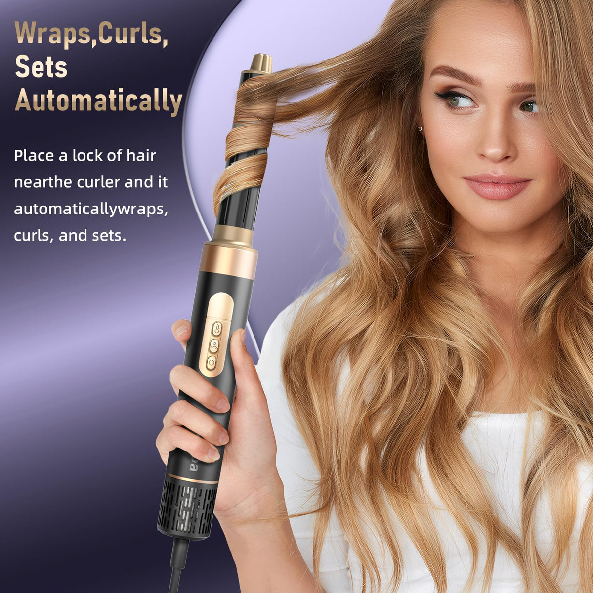 Accessoires inclus avec la brosse soufflante Kveiroa