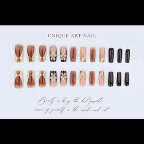 Accessoires inclus avec les faux ongles BLGTGH, lime à ongles et colle