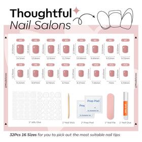 accessoires inclus avec les faux ongles modelones