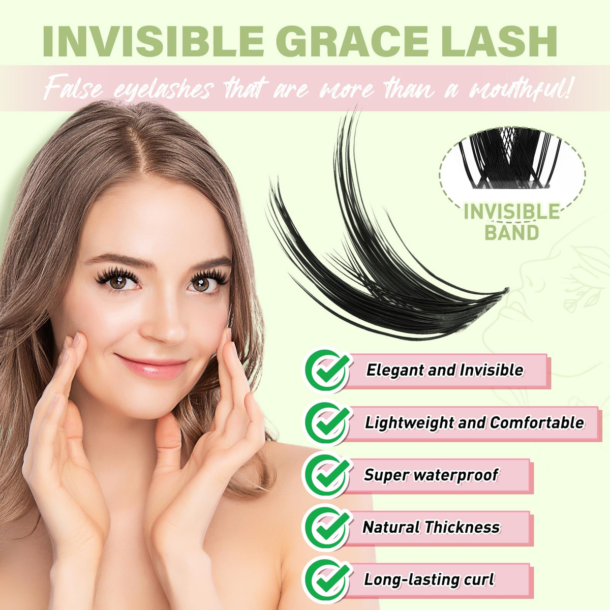 Accessoires inclus dans le kit de cils KEYYOU