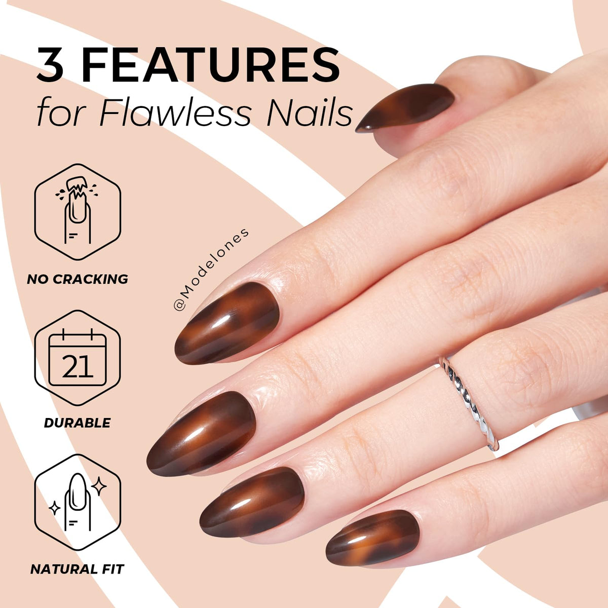 Accessoires inclus dans le kit de faux ongles modelones