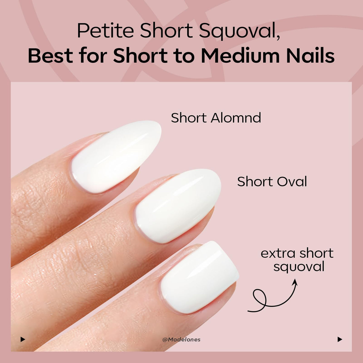 Accessoires inclus dans le kit de faux ongles modelones