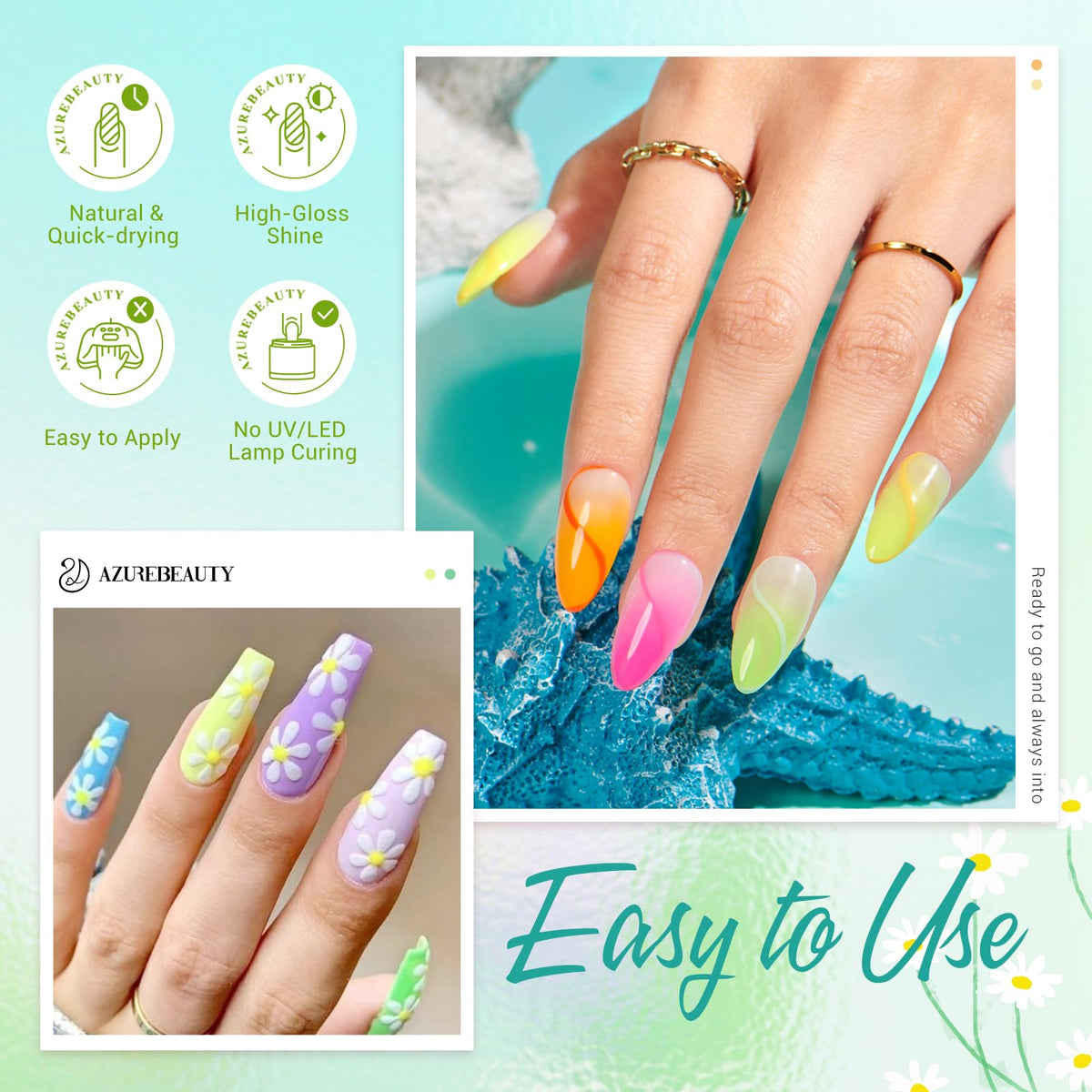 Accessoires pour manucure dans le kit AZUREBEAUTY