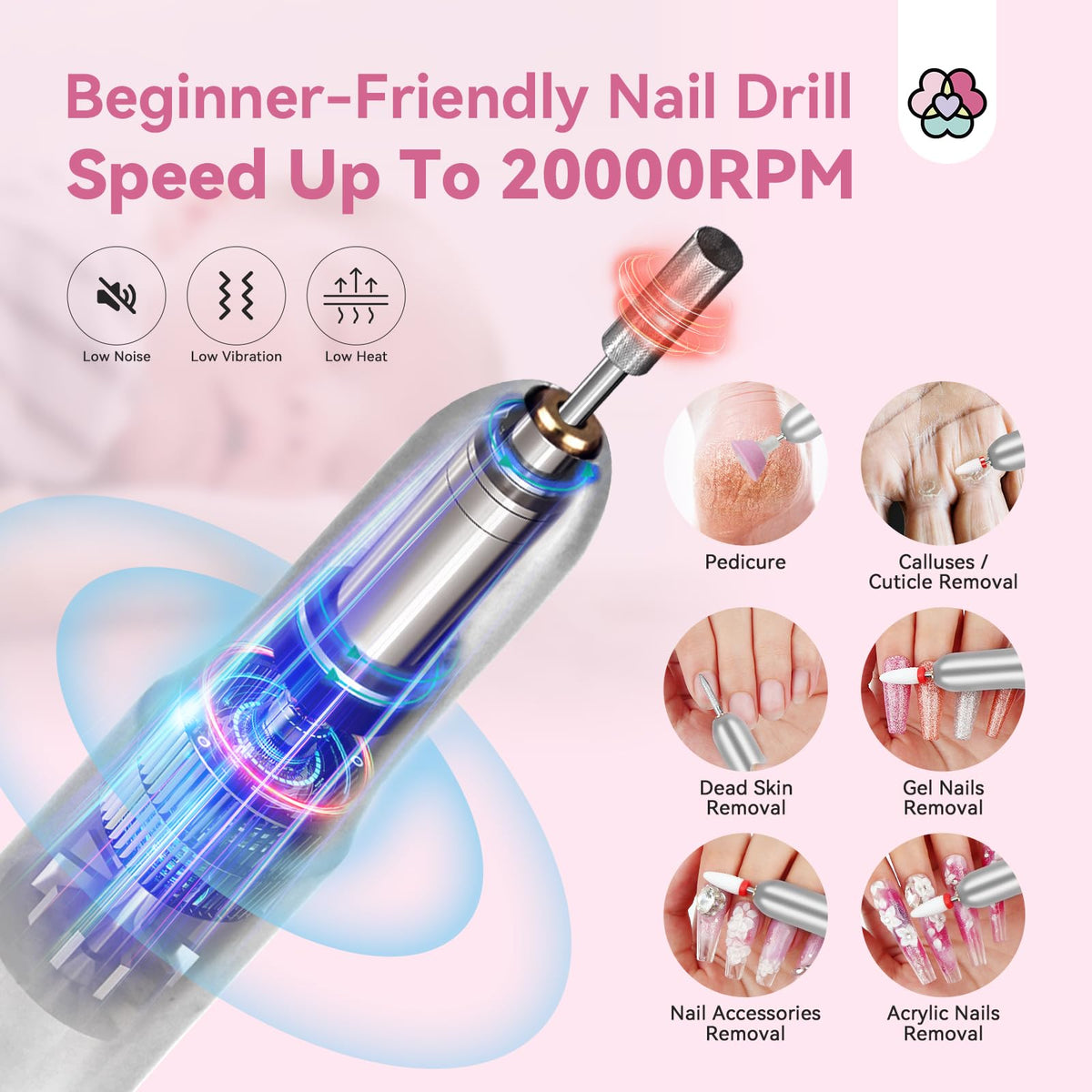 Accessoires variés pour nail art dans le kit SAVILAND