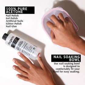 Acétone pure Pronto 8 Oz pour vernis gel
