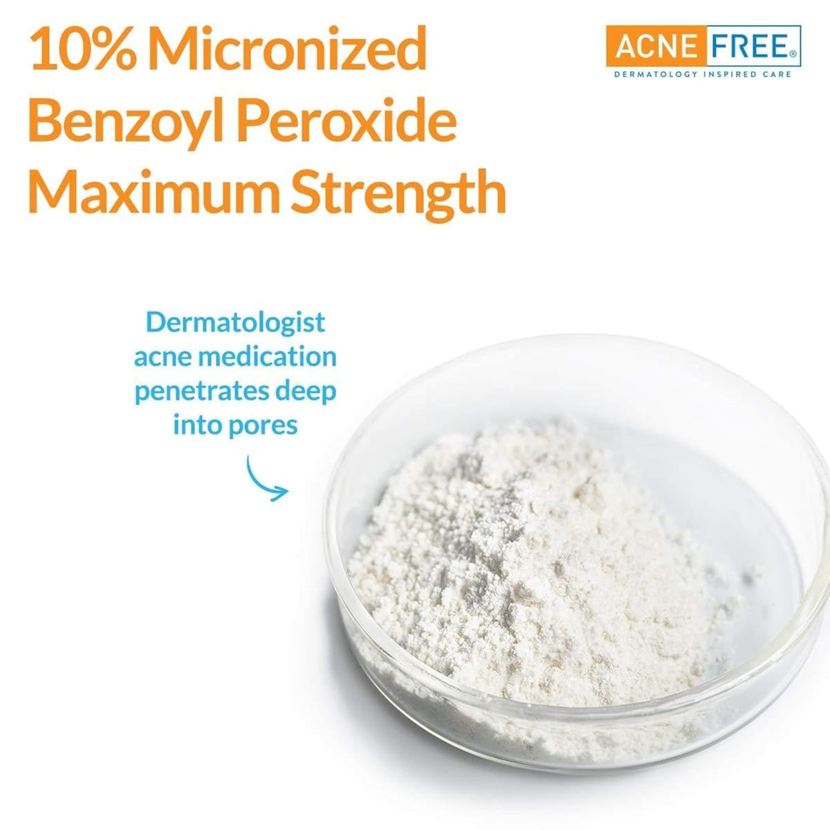 AcneFree Traitement Localisé Acné 50g packaging ouvert