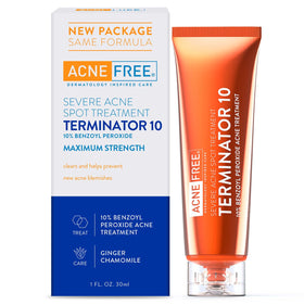 AcneFree Traitement Localisé Acné 50g vue de face