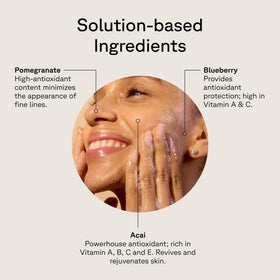 Acure Gel Nettoyant Éclaircissant Vegan 130g en utilisation