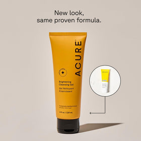Acure Gel Nettoyant Éclaircissant Vegan 130g texture du gel