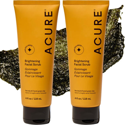Acure Gommage Éclaircissant Visage 4 fl oz vue de face