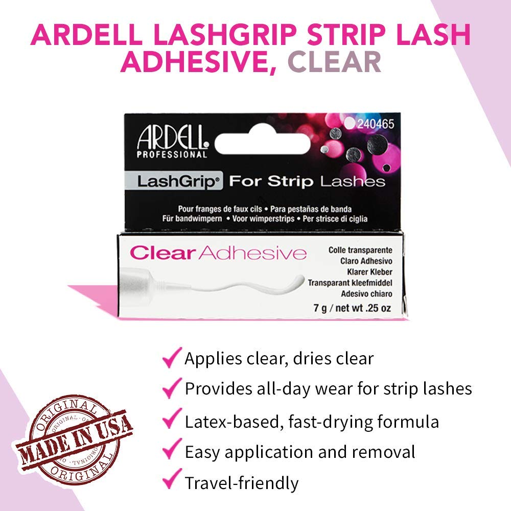 Adhésif à faux cils Ardell utilisé sur des cils
