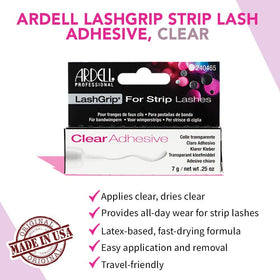 Adhésif à faux cils Ardell utilisé sur des cils