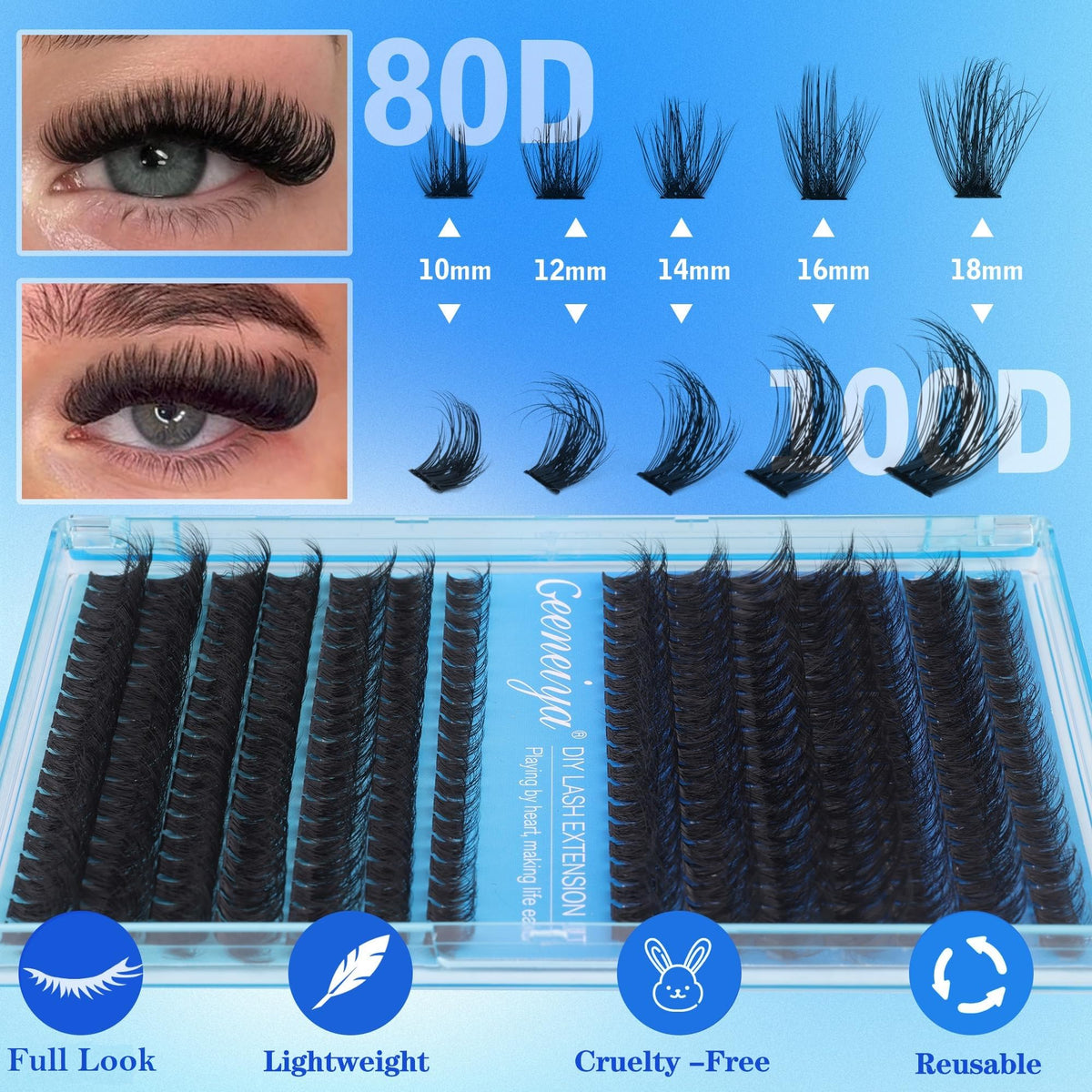 Adhésif de 10 ml inclus dans le kit d'extensions de cils