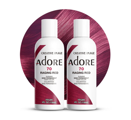 Adore Coloration Semi-Permanente 070 Raging Red flacon avant