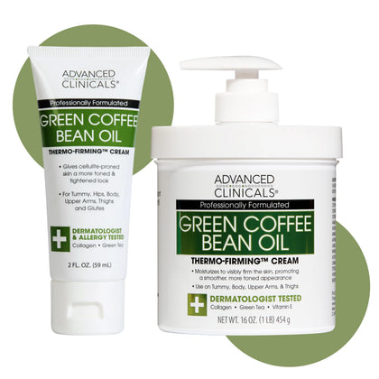 Advanced Clinicals Crème Huile de Grains de Café Vert 599g vue avant