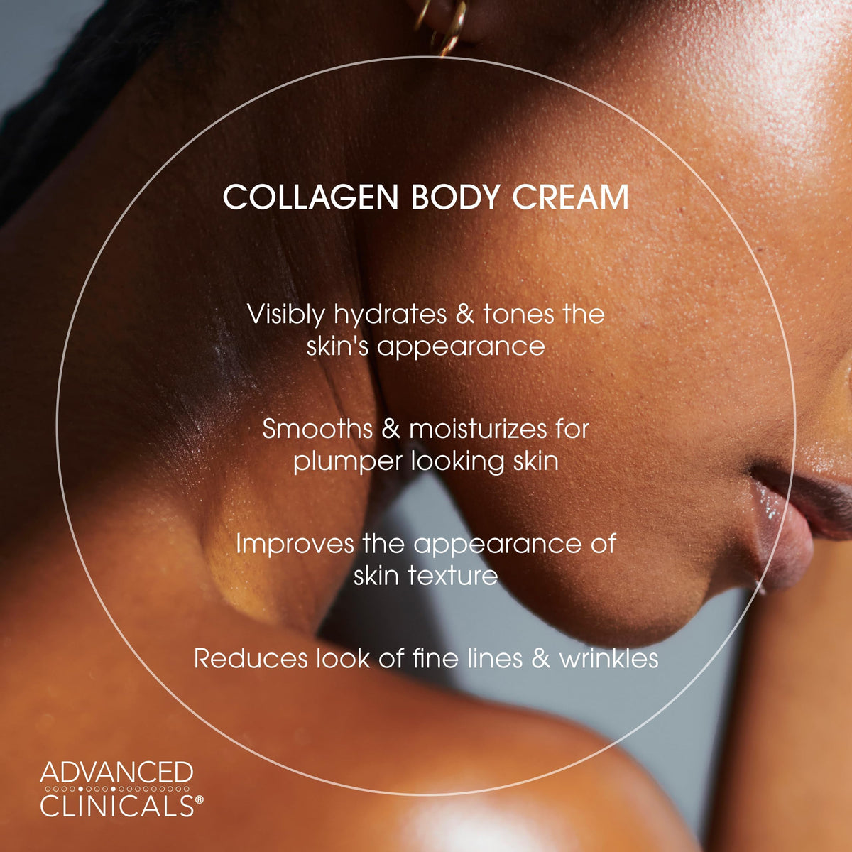 Advanced Clinicals Crème Hydratante au Collagène 16Oz utilisation sur les mains
