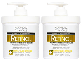 Advanced Clinicals Crème Hydratante Retinol 16 oz vue de face