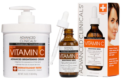 Advanced Clinicals Crème Vitamine C par 19,4 cm avec texture crémeuse