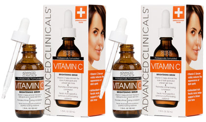 Advanced Clinicals Sérum Vitamine C éclaircissant 2-Pack face avant