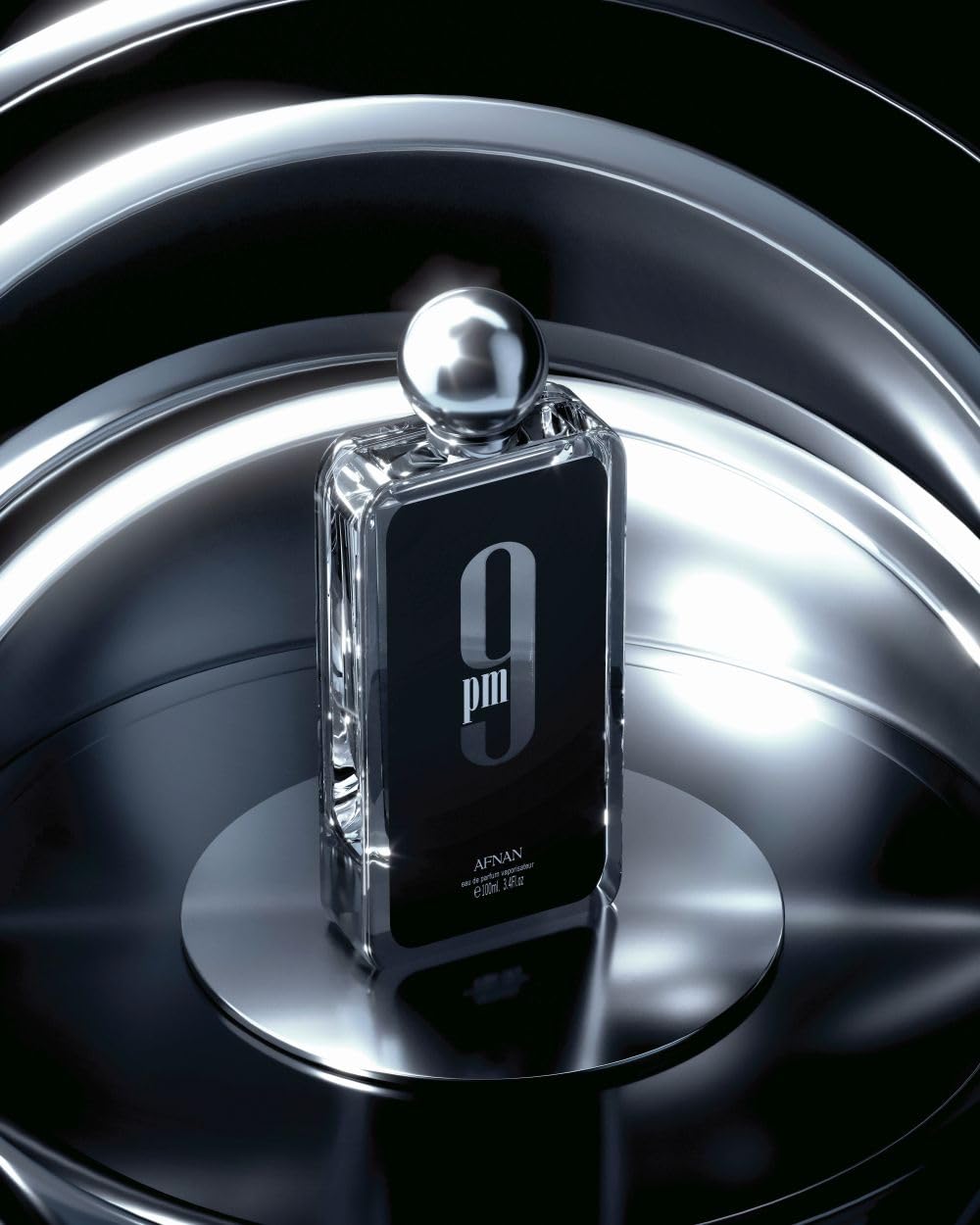 Afnan 9 PM Eau de Parfum pour hommes vue de côté