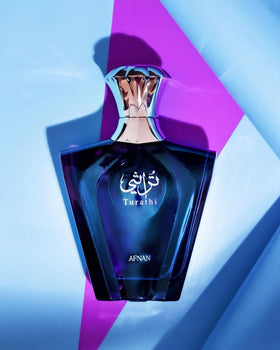 Afnan Turathi Blue Eau de Parfum 90 ml avec arômes de bergamote