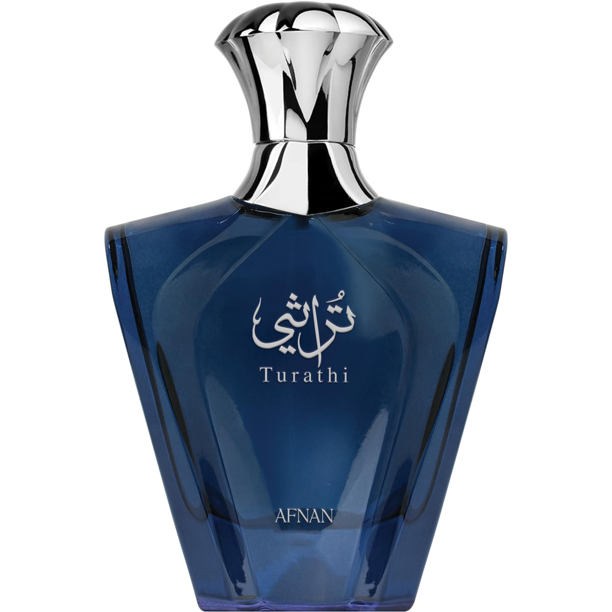 Afnan Turathi Blue Eau de Parfum 90 ml vue de face avec boîte
