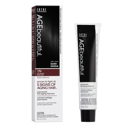 AGE beautiful 1N Noir Profond coloration permanente vue avant