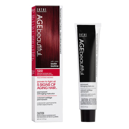 AGE beautiful 5RR coloration permanente rouge intense front view