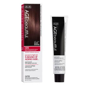 AGE beautiful Teinture Cheveux 5RB Brun Framboise devant packaging