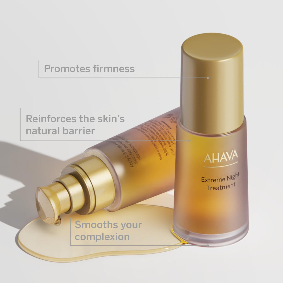 AHAVA Crème de Nuit Extrême application sur le cou et décolleté