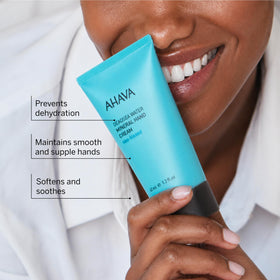 AHAVA Crème pour les mains, vue d'ensemble avec dimensions