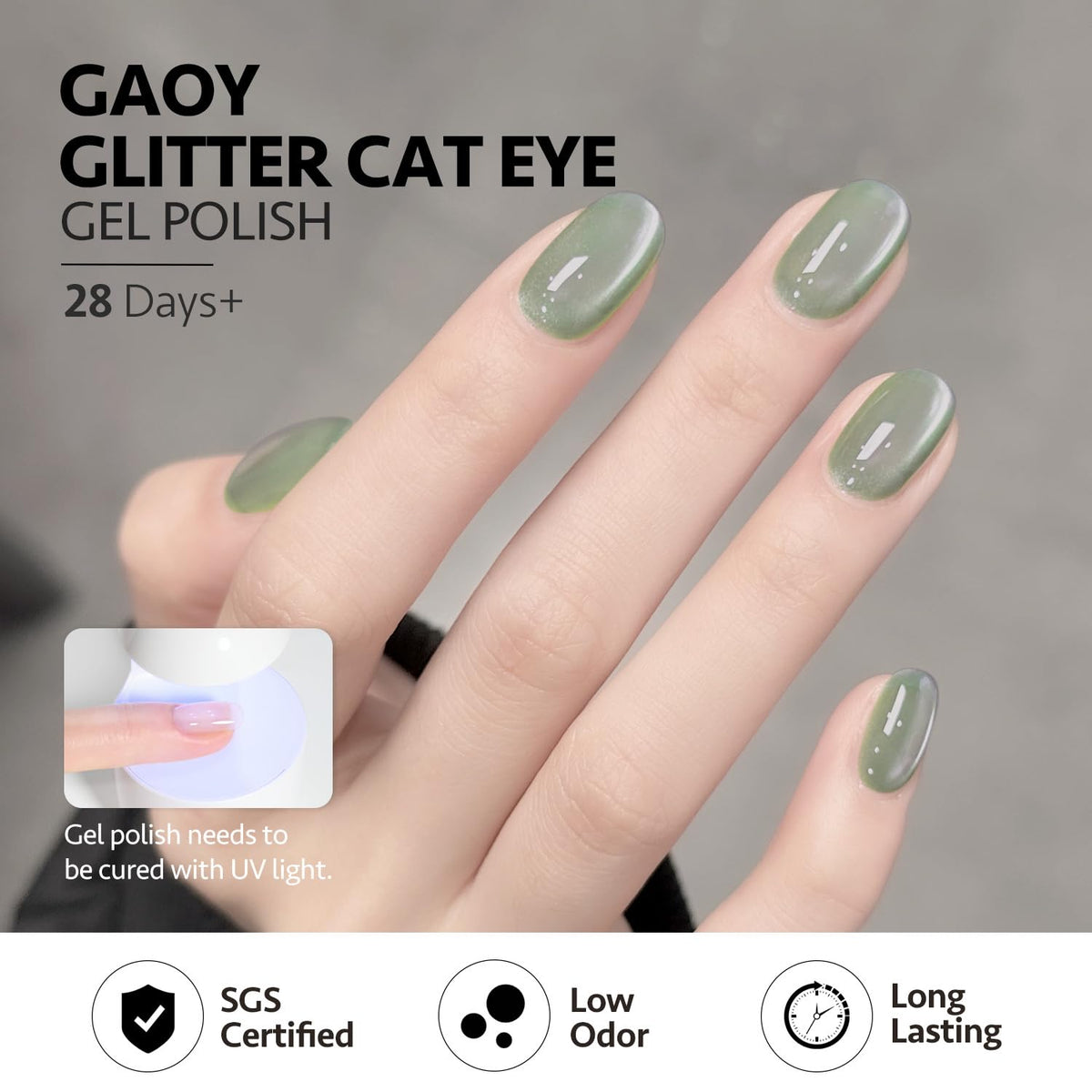 Aimant Cat Eye inclus dans le kit de vernis GAOY