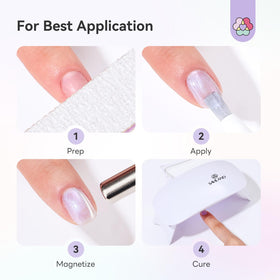 Aimant Cat Eye pour créer des effets de vernis