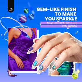 Aimant et accessoires inclus dans le kit de vernis