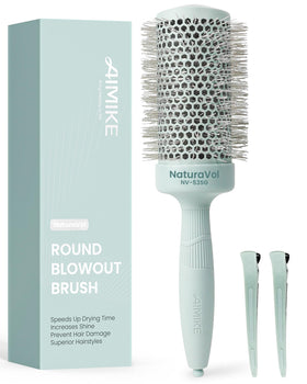 AIMIKE NaturaVol Brosse Ronde 2,1 Pouces vue avant
