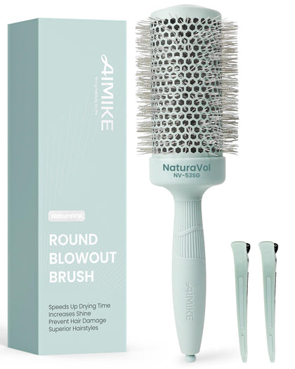 AIMIKE NaturaVol Brosse Ronde 2,1 Pouces vue avant