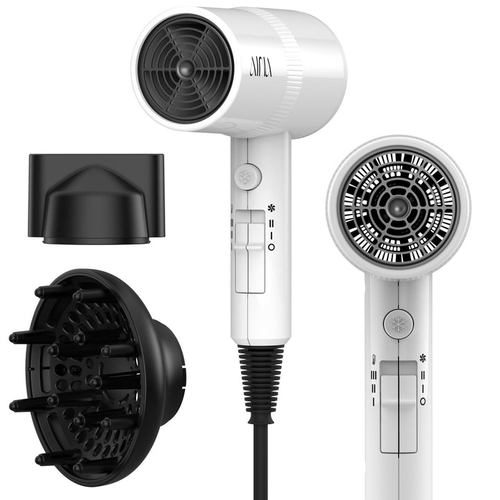 Aina Sèche-Cheveux 1600W vue avant avec accessoires