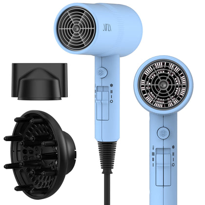 Aina Sèche-cheveux Diffuseur 1600W bleu bébé vue de face
