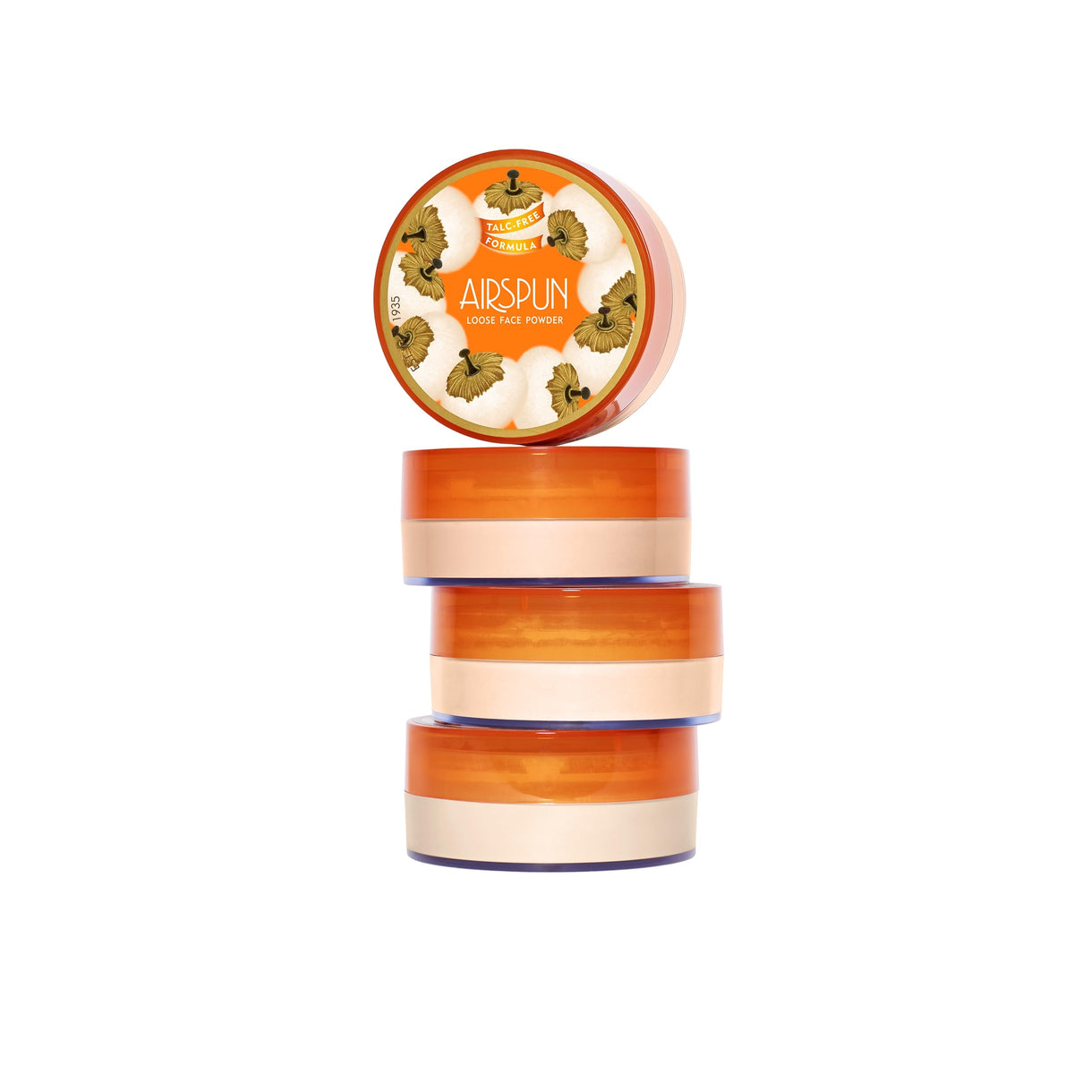 Airspun Poudre Libre Naturelle 223g, poudre sur une éponge